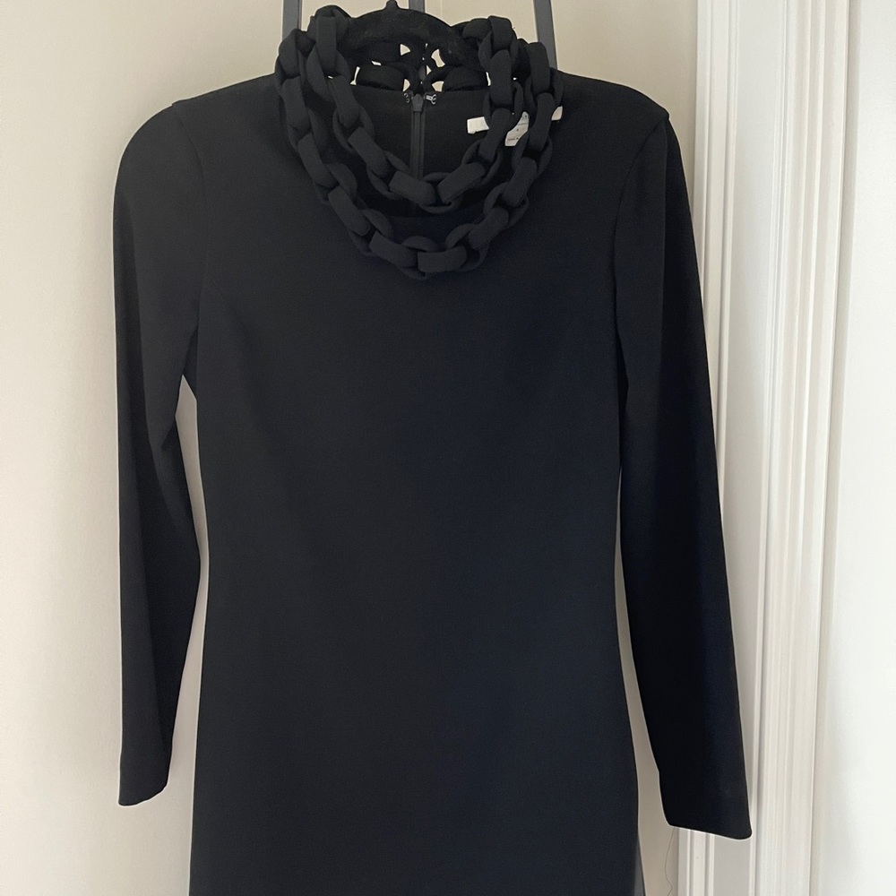 Diane Von Furstenberg Woven chain necklace dress 4